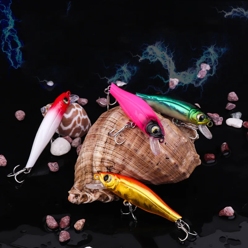 Señuelo de pesca Minnow de hundimiento lento 7g 10g señuelos artificiales 6cm 7cm cebo duro 1 pieza VENTA - imagen 3