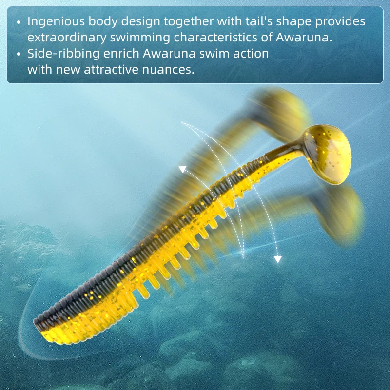 MEREDITH Awaruna Señuelos de Pesca 8cm 9,5 cm 13cm cebos artificiales Wobblers señuelos blandos sábalo carpa pesca de silicona cebos blandos aparejos - imagen 5