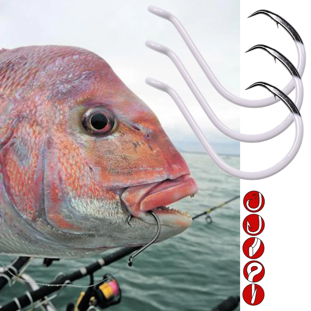 ICERIO-anzuelos circulares de pulpo, revestimiento luminoso para pesca en agua salada - imagen 4