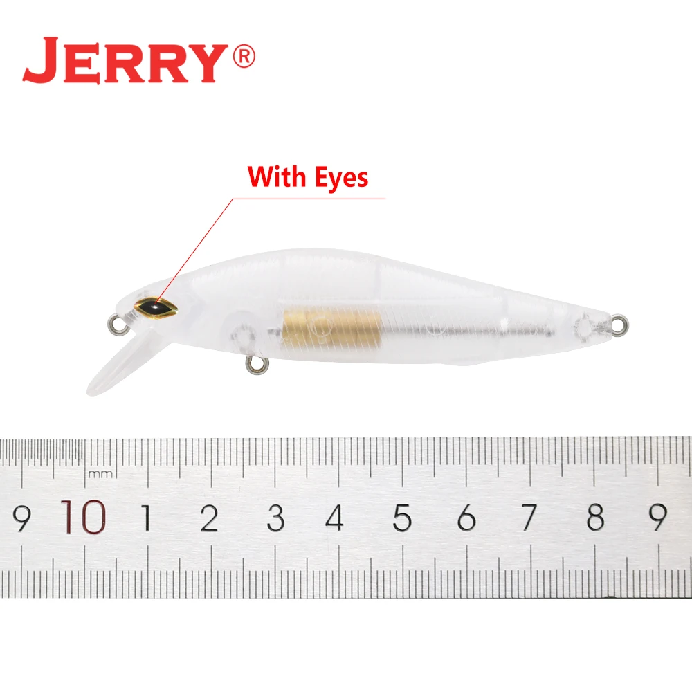 Jerry Luwu sistema de peso de fundición lejana, señuelo de pesca sin pintar, pececillo de buceo, aparejos de cebos artificiales de alta calidad - imagen 5