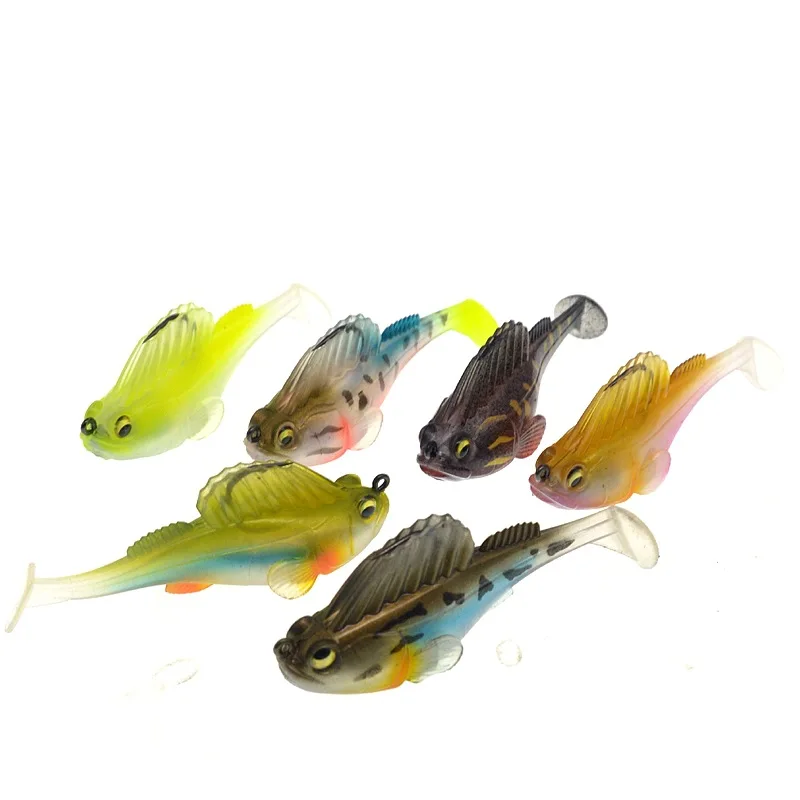 Señuelo de pesca, pez saltador, 1/2oz, cabeza de anzuelo Artificial, 7g/14,5g/21g, cebo suave, anzuelos de gusano Mustad, 1 pieza en oferta - imagen 5