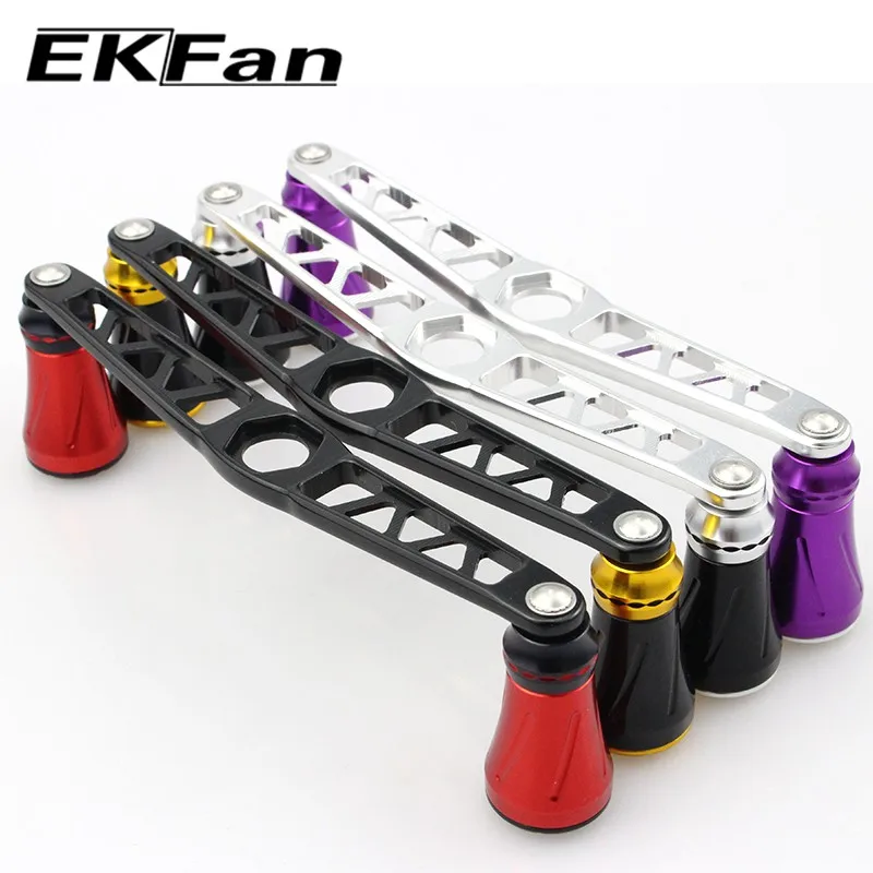 Ekfan-mango de carrete de pesca de 130MM, perilla adecuada para Shimano Daiwa, carrete de Baitcast, carrete de pesca de gota de agua, nuevo diseño - imagen 4