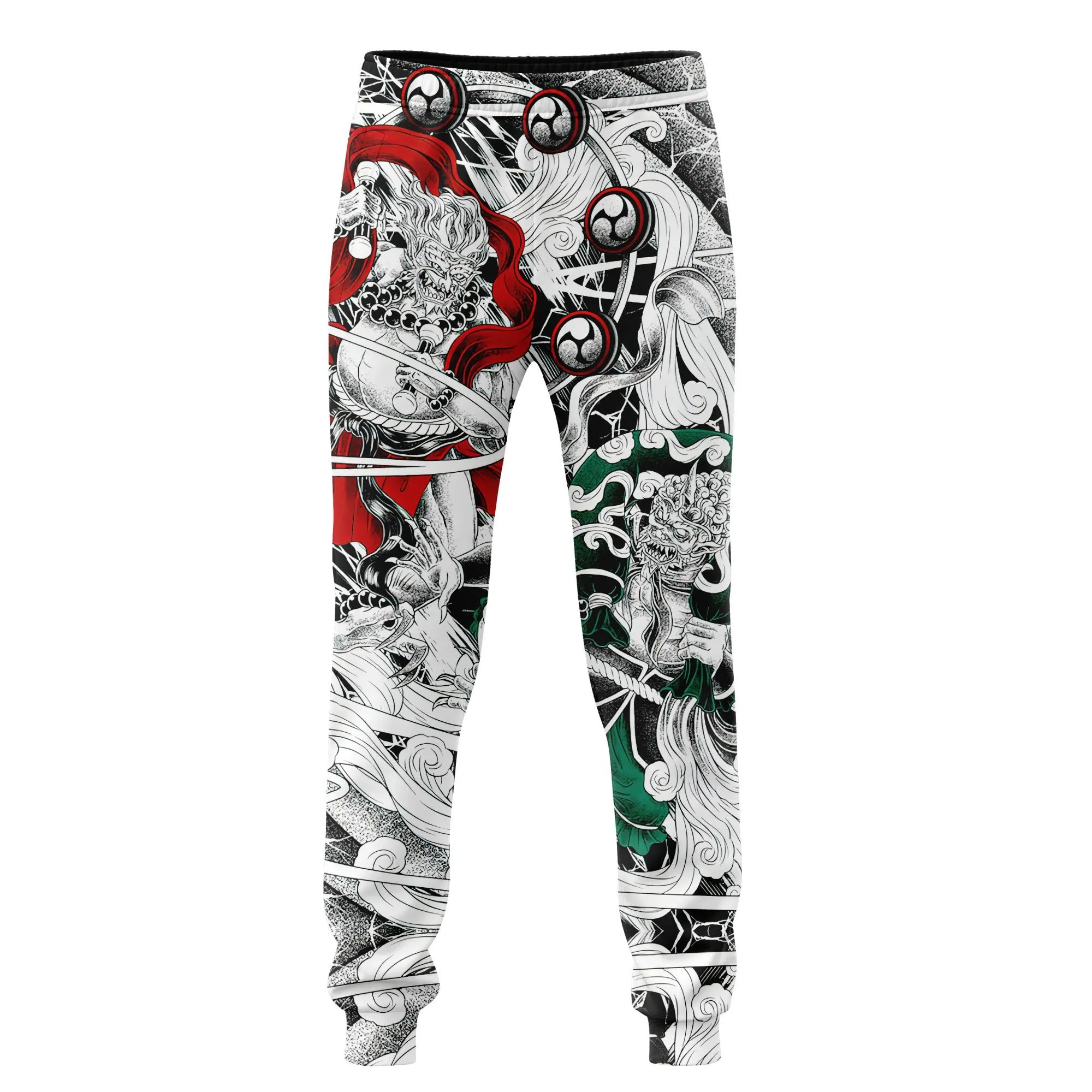 Pantalón chándal Oni máscara Geisha tatuaje impresión 3D CK-09 - imagen 5