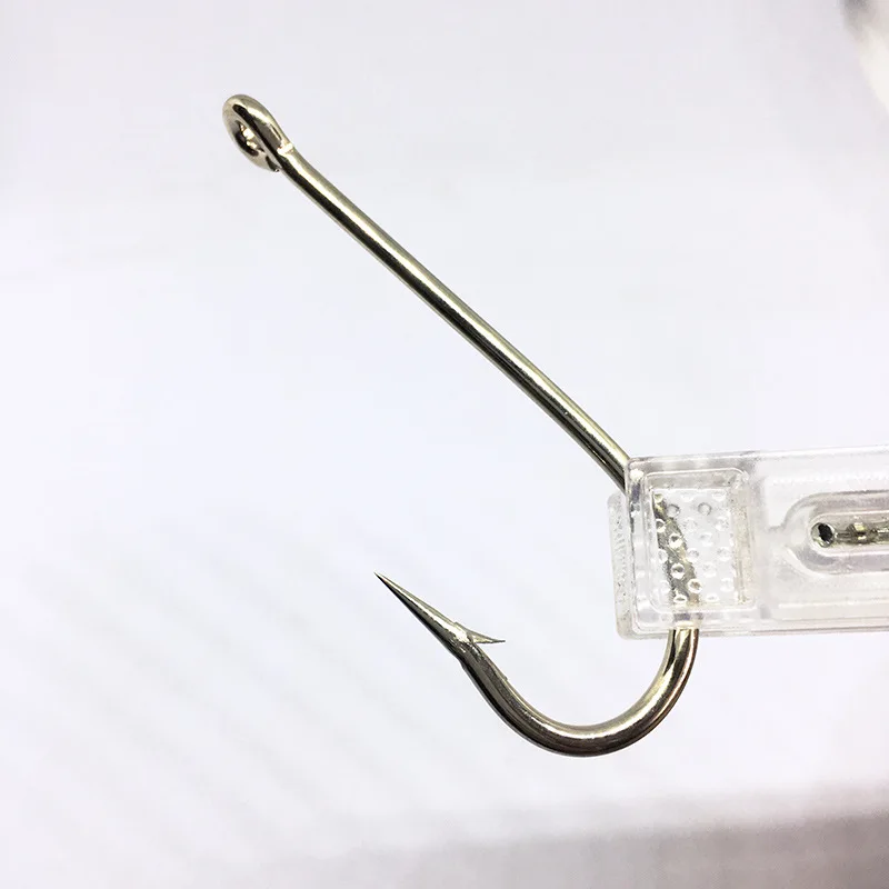 Anzuelos Jig Head vástago largo con anillo – Pesca de lubina - imagen 5