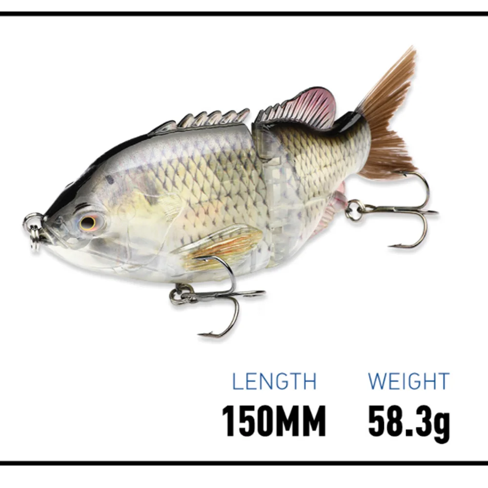 Un señuelo de pesca con un gancho largo y un peso de 58 gramos