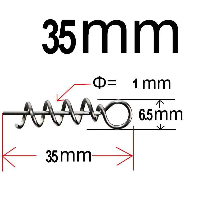 Pasador Locking Swivel para Señuelo Blando – Acero Inoxidable - imagen 4