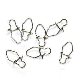 Clips de pesca giratorios de acero inoxidable para señuelos