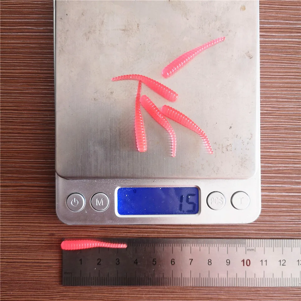 Swolfy-señuelo de pesca suave flotante, gusano Grub, 35mm, 100g, Jig Worm, Wobblers, Swimbait UL, señuelo de pesca de trucha, 0,3 Uds. - imagen 3