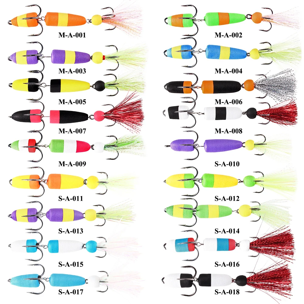FISH KING-señuelo de Pesca con mandula, señuelos blandos, cebo de espuma Swimbait Wobbler, Lucio, señuelo con insectos, cebos artificiales, Pesca - imagen 4