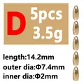 5pcs D type 3.5g