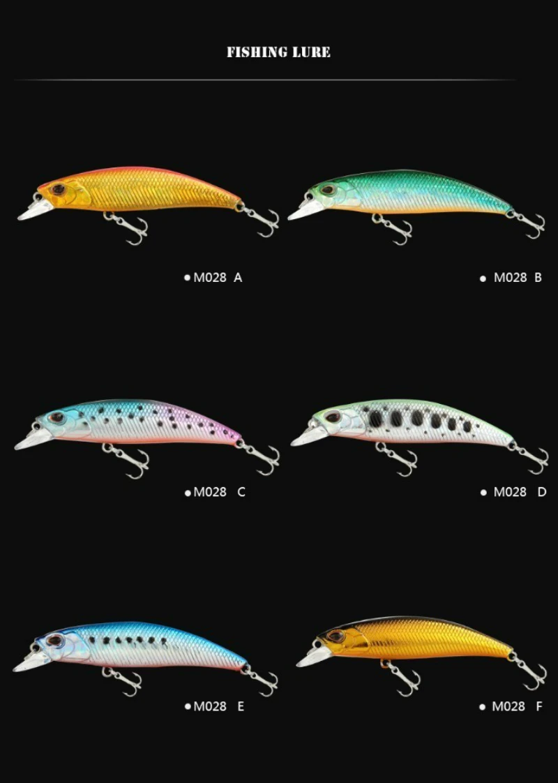 Mini señuelo de pesca crankbaits wobbler, trucha, pececillo, señuelos duros, perca, panfishing, camping al aire libre, cebos de manivela para pesca, 6cm, 5g - imagen 5