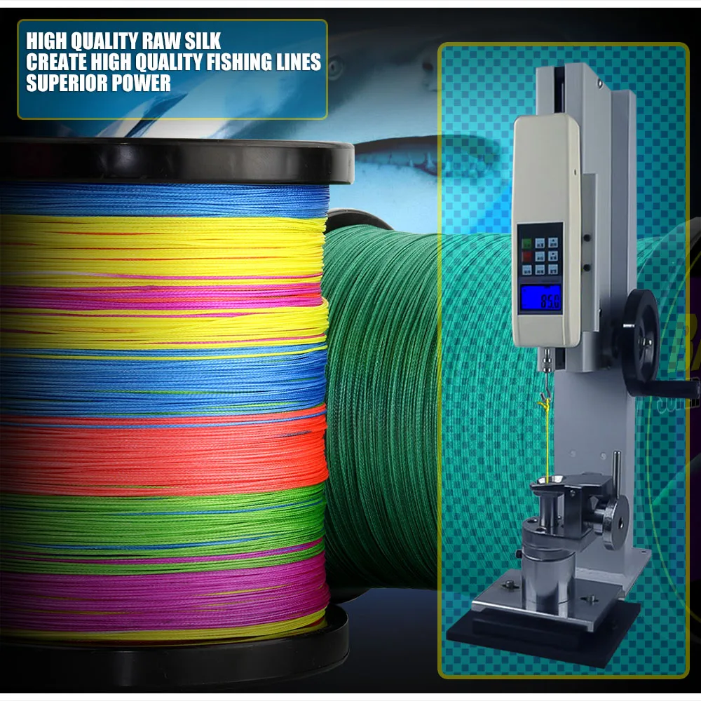 BAKAWA-sedal de Pesca trenzado de 8 hebras, hilo multifilamento para Pesca de carpa, tejido para agua salada, 1000 PE, 500M, 300M, 100% M - imagen 4