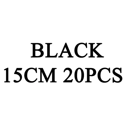 Black 15cm 20pcs