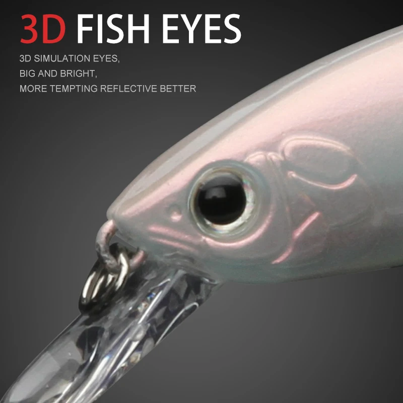 Wondershot A17 80mm 11g modelo caliente señuelo de pesca Minnow manivela Wobbler Jerkbaits cebo Artificial Topwater Mustad anzuelos para pesca - imagen 4