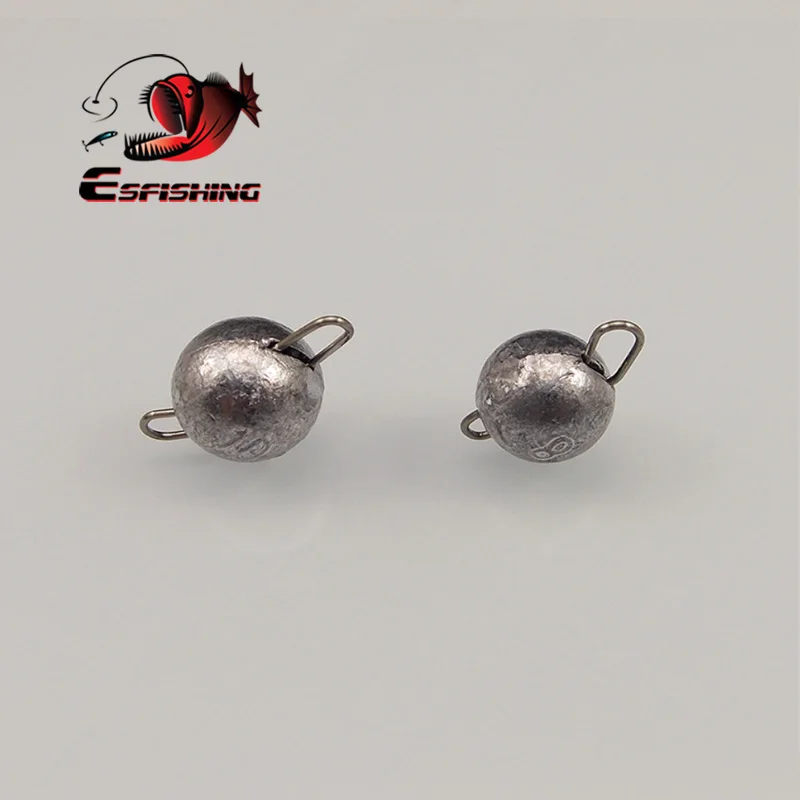 ESFISHING-cabeza de plomo de 4g, 6g, 8g, 10g, señuelo suave, anzuelo Cheburashka, plomo, Texas, aparejos de pesca, accesorios - imagen 2