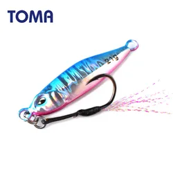 Cucharas Jigging Micro Metal – Señuelos luminosos para pesca en mar