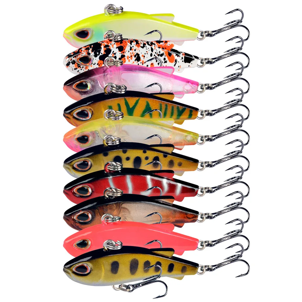 Crankbait Wobbler de 40MM y 4G, señuelo de pesca que Se hunde, Vib, señuelo duro de hielo, Mini Wobblers, Crankbait Se Uelo, novedad - imagen 5