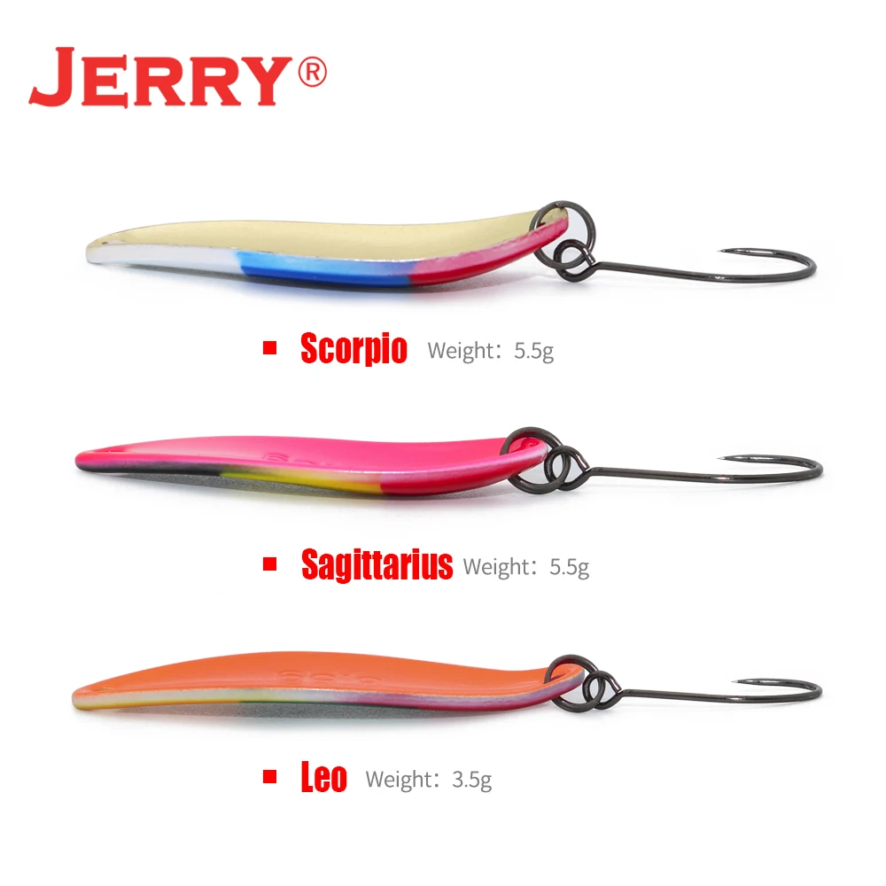 Jerry-señuelo de pesca de Metal ultraligero, Wobblers, cuchara, cebos duros, trucha de salmón, cebo Artificial, Pike, perca, Kit de señuelo giratorio - imagen 2