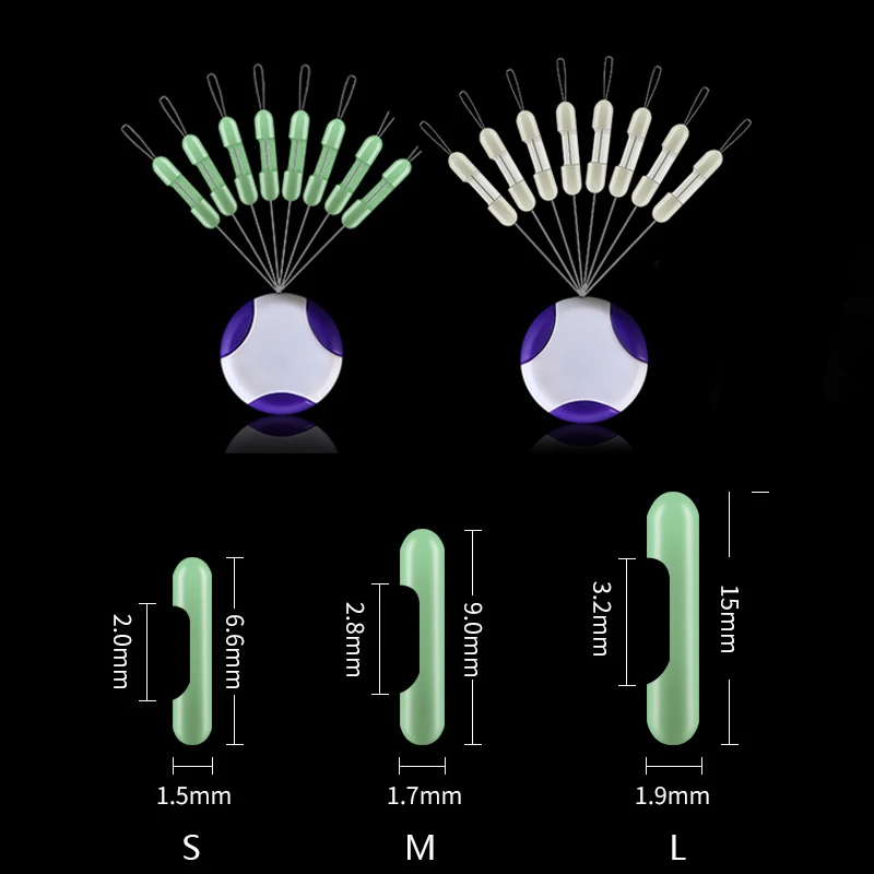 Dispositivo de Contactor de doble gancho, separador de bifurcación antibobinado, herramienta de atado giratorio de sedal de pesca Space Bean - imagen 3