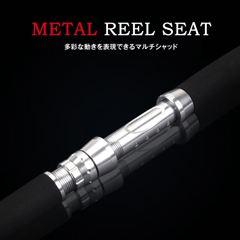 MADMOUSE Japón calidad Fuji guías barco caña de pescar 1,68 m 1,9 m 24-32 kg gran potencia de arrastre océano caña de pescar jigging 1.68 H 1.9 H - imagen 3