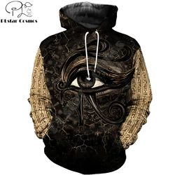 Sudadera estampado 3D Ojo de Horus para hombre – Moda Harajuku