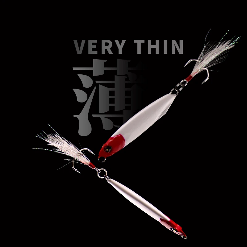 Señuelo de pesca de hierro con cuchillo, anzuelo de fundición larga, 10g, 15g, 20g, señuelos artificiales, cebo duro, bombeo pequeño - imagen 5