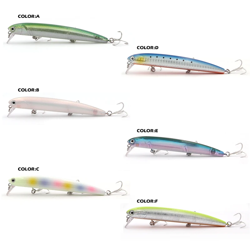 Señuelo de pesca duro, cebos artificiales para Lucio, Swimbait, Topwater Minnow Wobbler, 116mm, 13g
