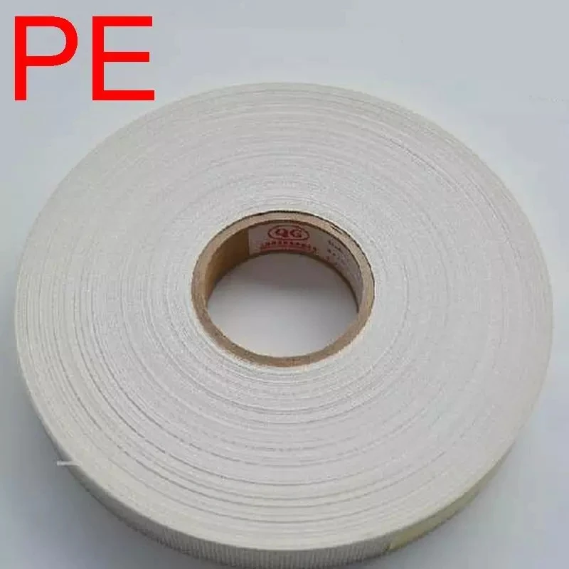 Cinta PE 0,1 mm de espesor 20 mm de ancho 150 metros de largo un rollo color blanco