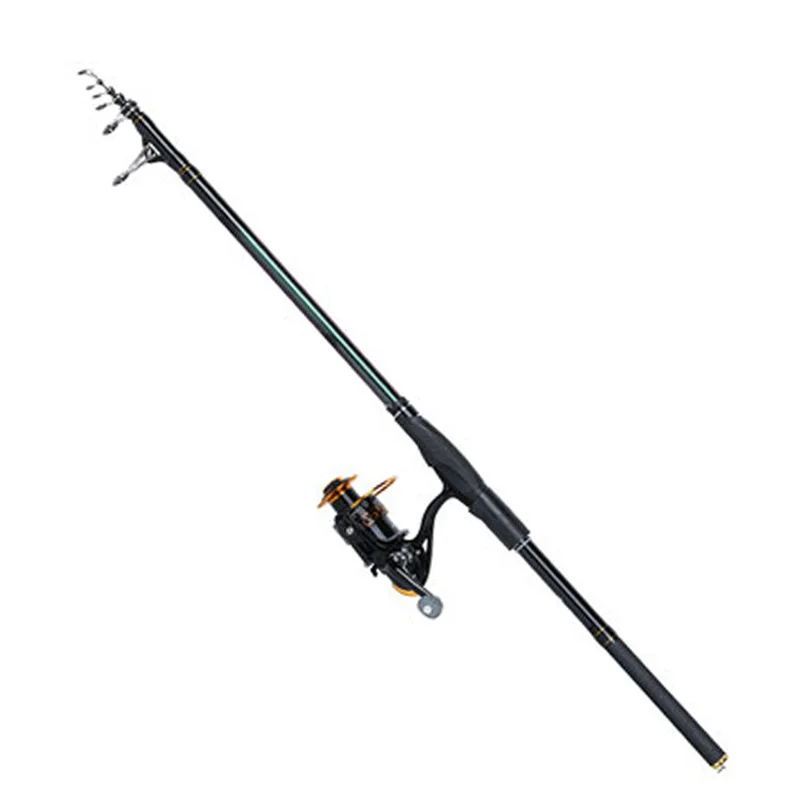 Caña de pescar telescópica giratoria, caña rocosa de fundición lejana a la deriva, superdura, grande, arrastre, alimentador de carpa, 3,6-4,8 m - imagen 2
