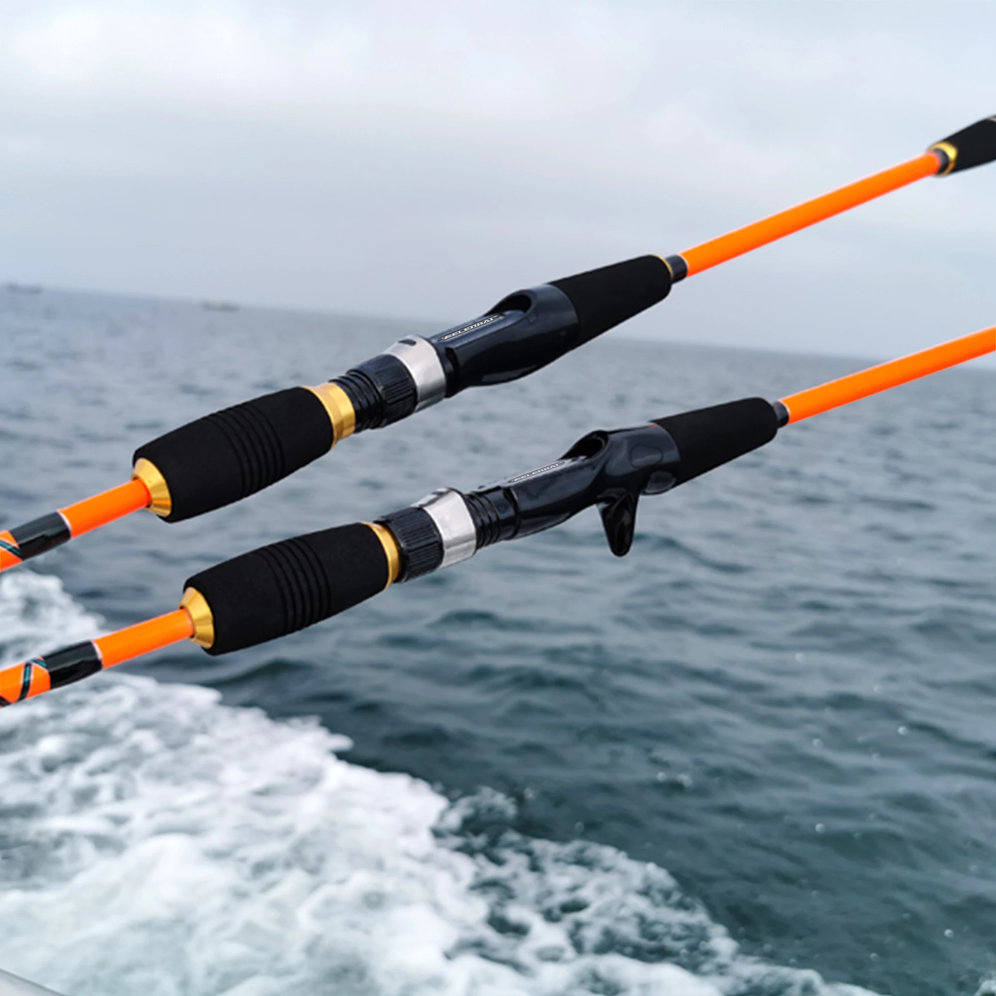 FELENHAI-caña de pescar Jigging Casting, 1,55, 1,65, 1,7, 1,8 m, 30T, de fibra de carbono, 50g, 80g, 200g, para barco de agua salada - imagen 5