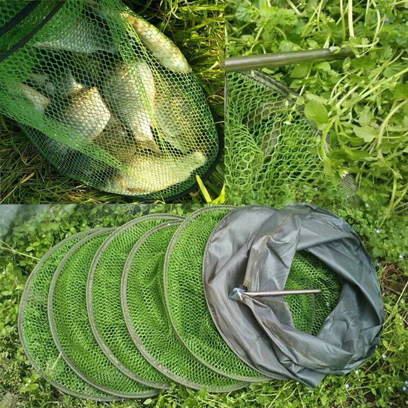 Red de pesca plegable de secado rápido, trampa para peces pegada, live1.1 M/1,5 M/2M/2,5 M/3M - imagen 3