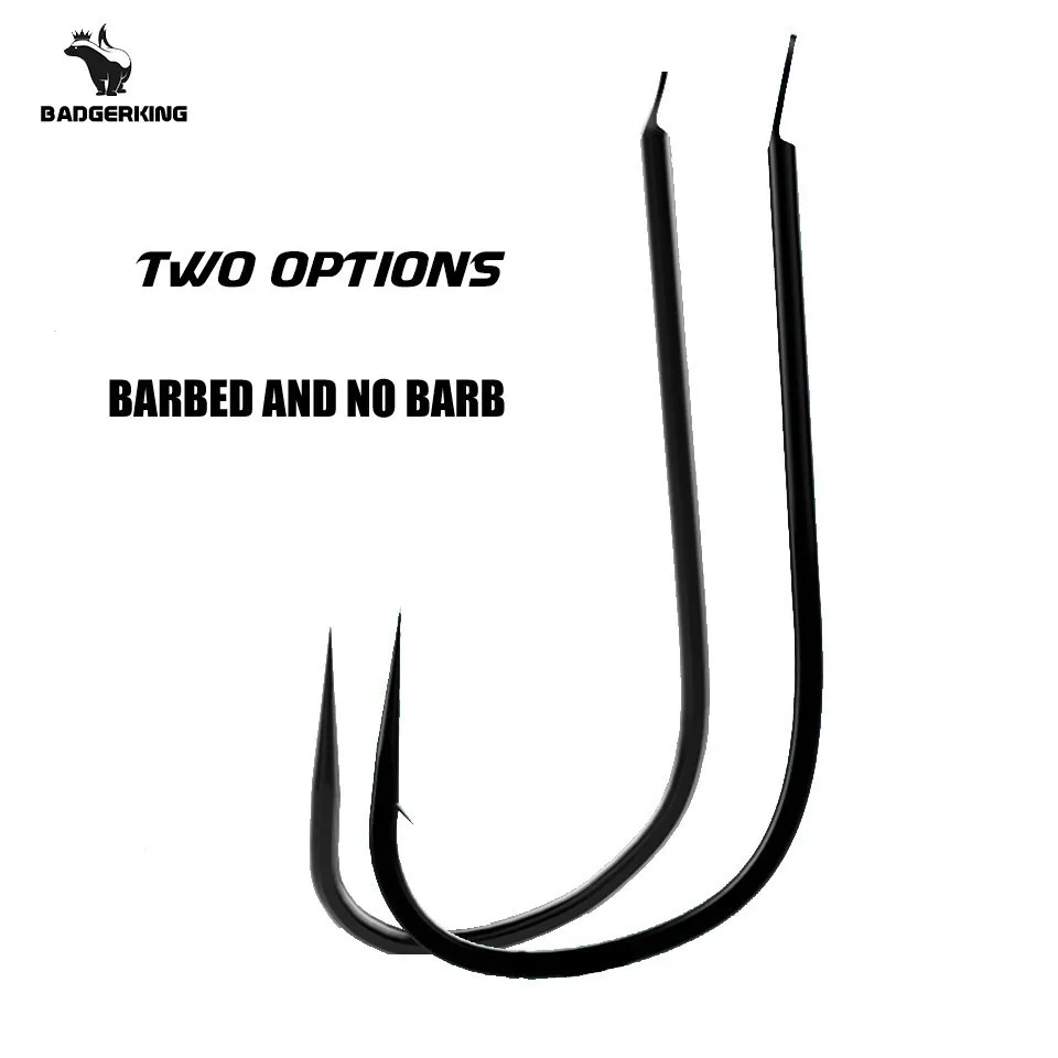 Anzuelos de pesca pequeños con púas y sin púas, 50 unids/lote, para panfish, perca, trucha, pez sol, parrilla negra, para pesca en arroyo - imagen 2