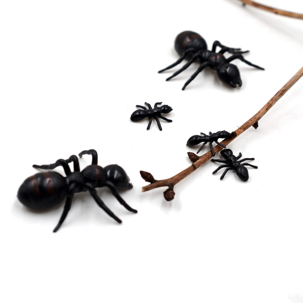 MNFT insectos reptiles simulados hormiga para aparejos de pesca señuelo negro ultraligero hormiga moscas de pesca - imagen 4