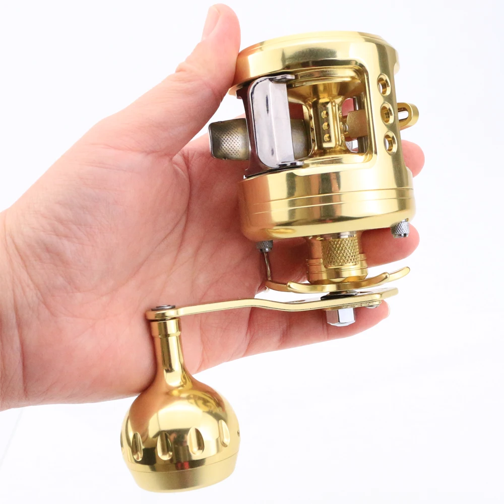 TEASER-carrete de Metal para Jigging lento, carrete de arrastre para agua salada, mar profundo, juego grande, alta velocidad, súper ligero, carrete de barco, 10kg - imagen 3