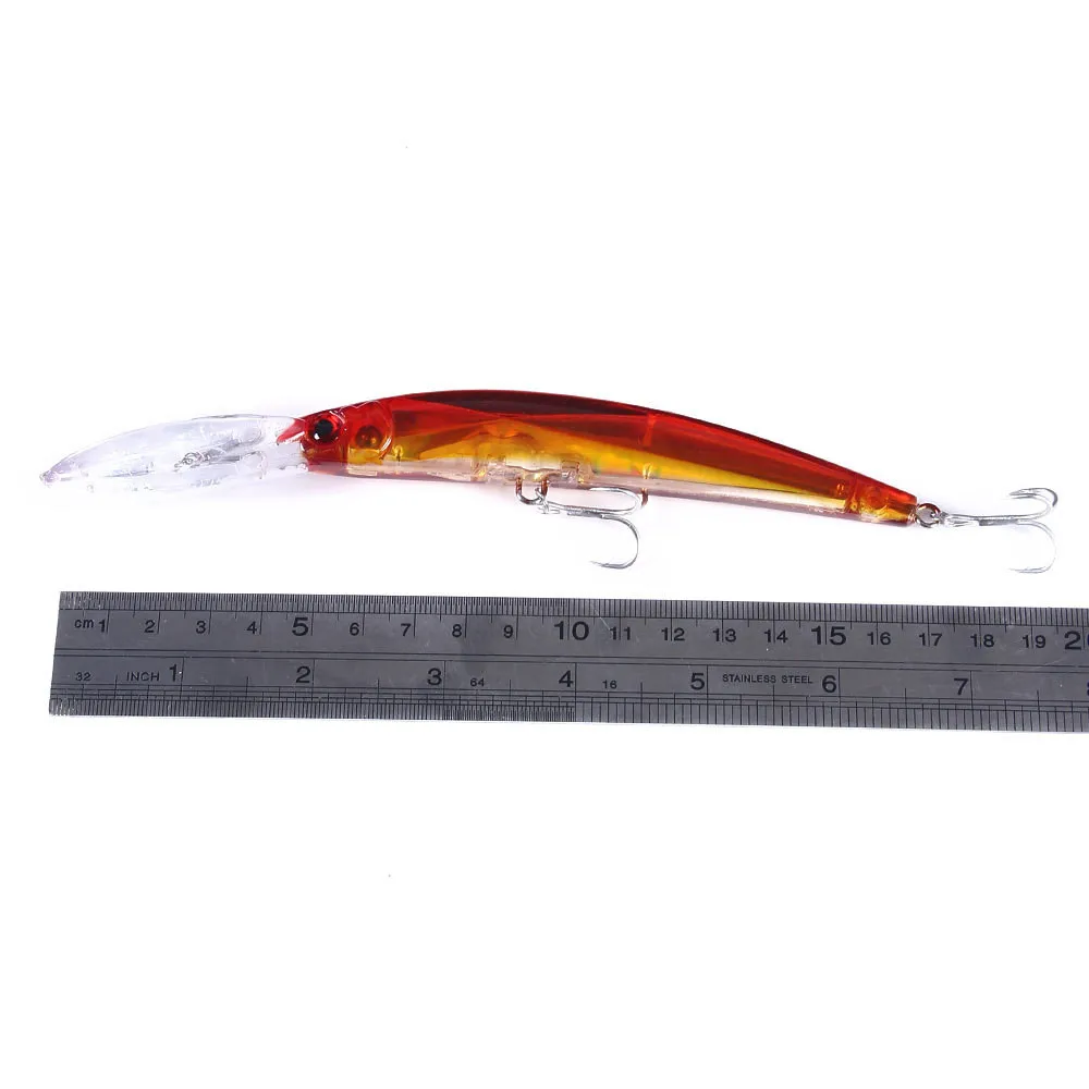 Señuelo de pesca flotante, cebo Artificial duro, Crankbait, lubina, Lucio, Carpa, aparejos, 17cm, 23,5g, 1 unidad - imagen 5