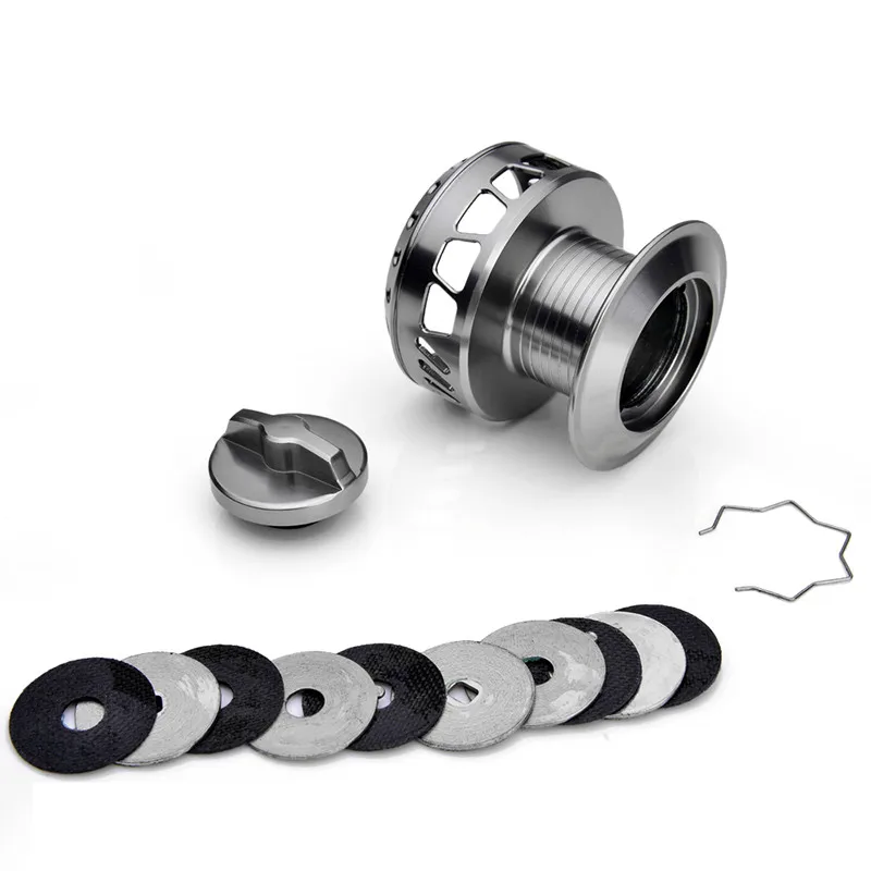 Rueda giratoria De Metal para Pesca en el mar, carrete De freno para barco, bobina De línea De anclaje, 30s, 40s, 50s, 60s - imagen 4