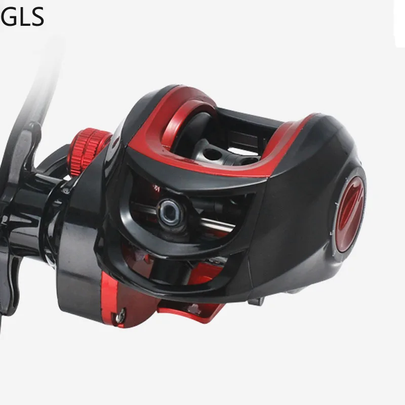 Carrete de Baitcasting para pesca de carpa, accesorio de alta velocidad con freno magnético, arrastre máximo de 8KG, 7,2: 1 17 + 1BB - imagen 3