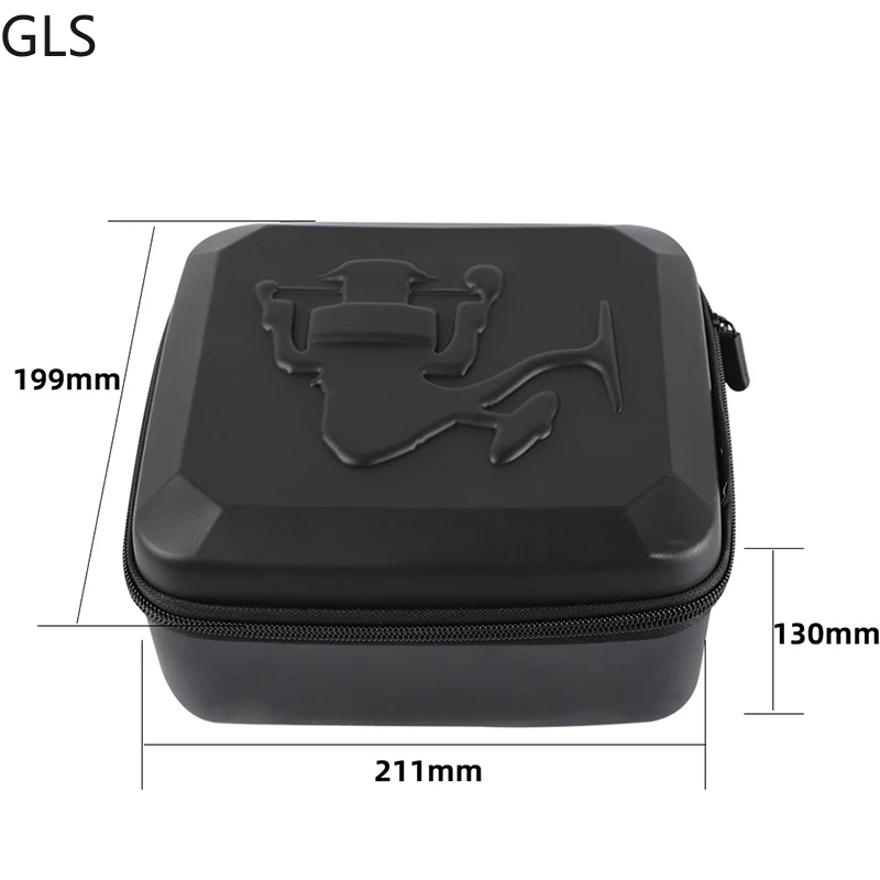 Bolsa de neopreno integrada para carrete de pesca giratorio, funda protectora de EVA, bolsa portátil de almacenamiento, ligera y fuerte, Original, nuevo, 2023 - imagen 3