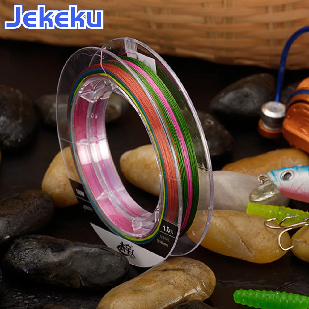 JEKEKU-sedal trenzado multifilamento, 100 metros, 9 hebras, 1 #/2 #/3 #/4 #/5 #/6 #/7 #/8 # - imagen 5
