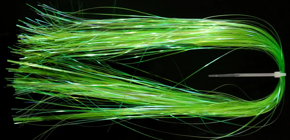 Twine de fibra óptica verde luminosa para un atractivo visual mejorado