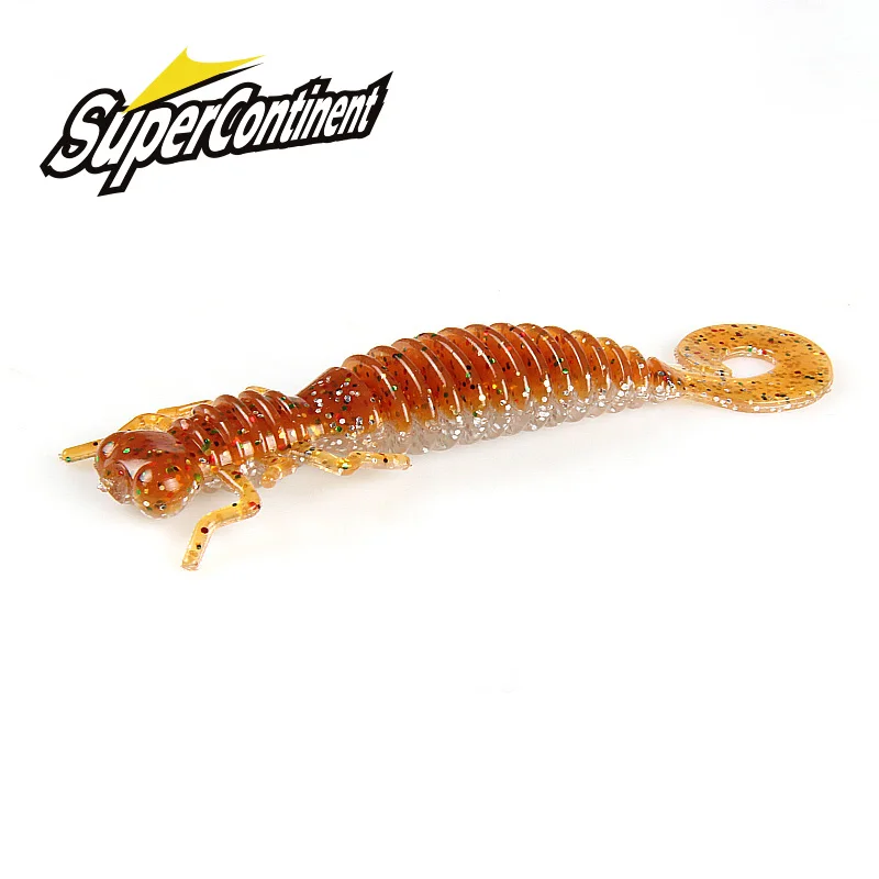 2023 Larva señuelos blandos señuelos artificiales pesca gusano silicona lubina Lucio Minnow Swimbait Jigging plástico - imagen 5