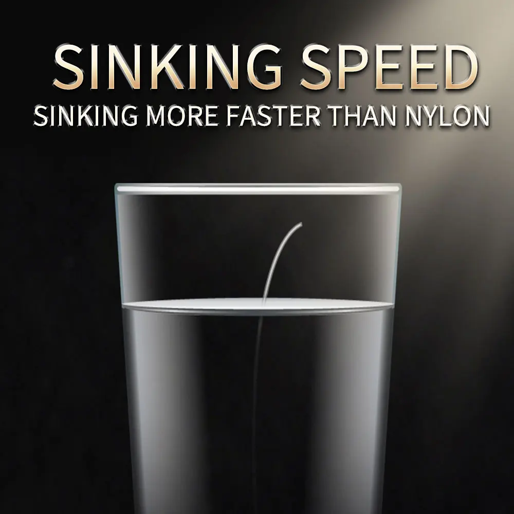 Mavllos 50m Ture 100% línea de pesca de fluorocarbono fregadero monofilamento línea de fluorocarbono línea de pesca líder de fibra de carbono Invisible - imagen 4