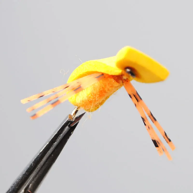 Escarabajo Espuma Naranja ICERIO – Mosca Seca Trucha - imagen 3