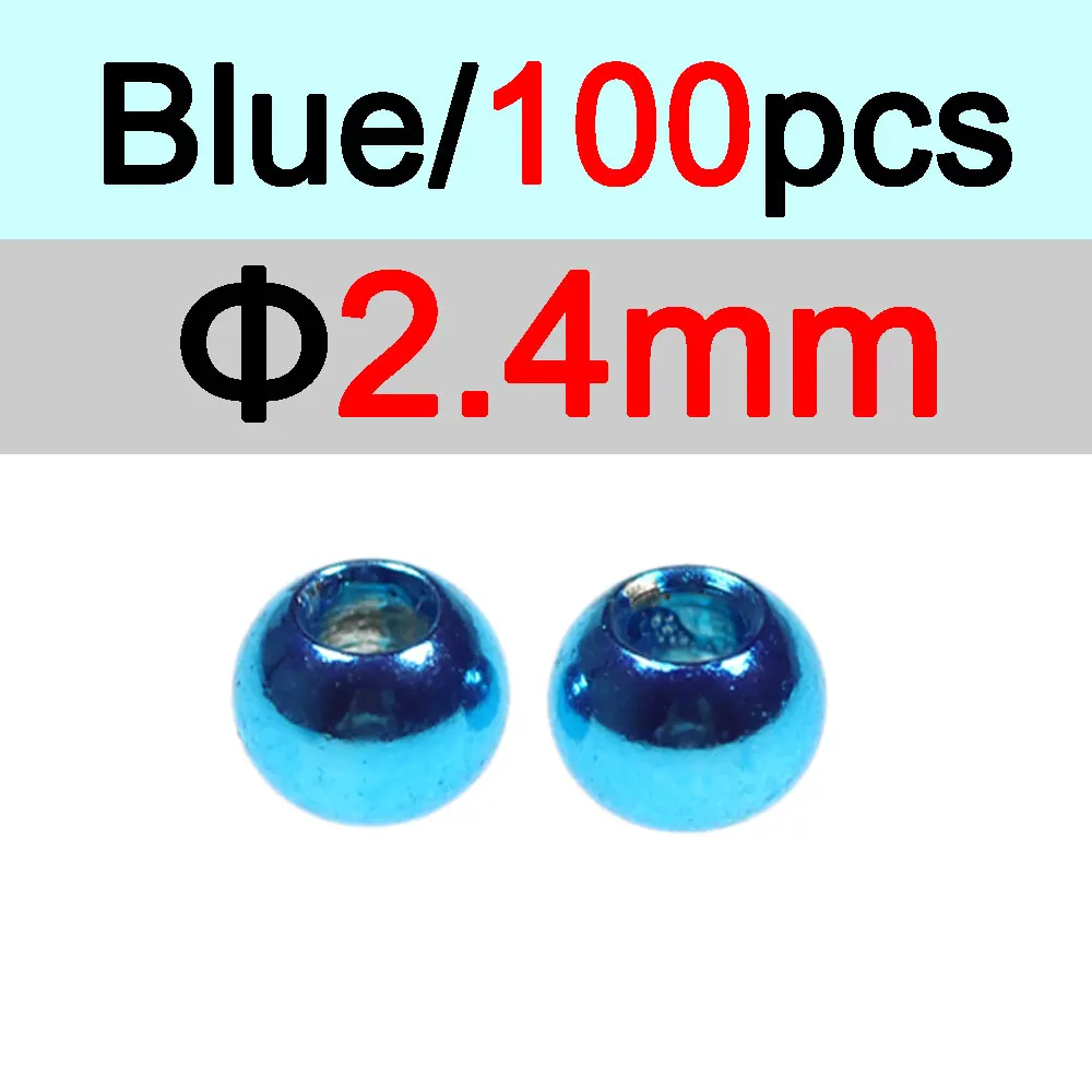 2.4mm Blue 100pc