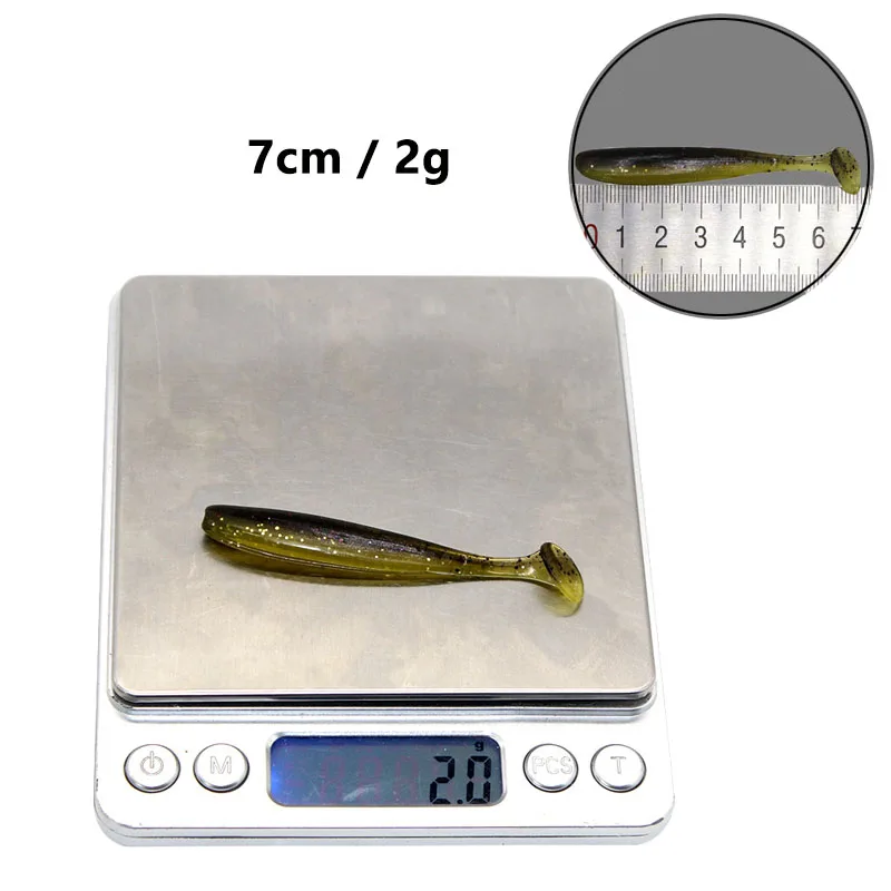 10 unids/lote de señuelos blandos de pesca, cebo de silicona para pesca de carpa, señuelo de pesca en el mar, Pva Swimbait Wobblers, Kit de aparejos artificiales - imagen 5