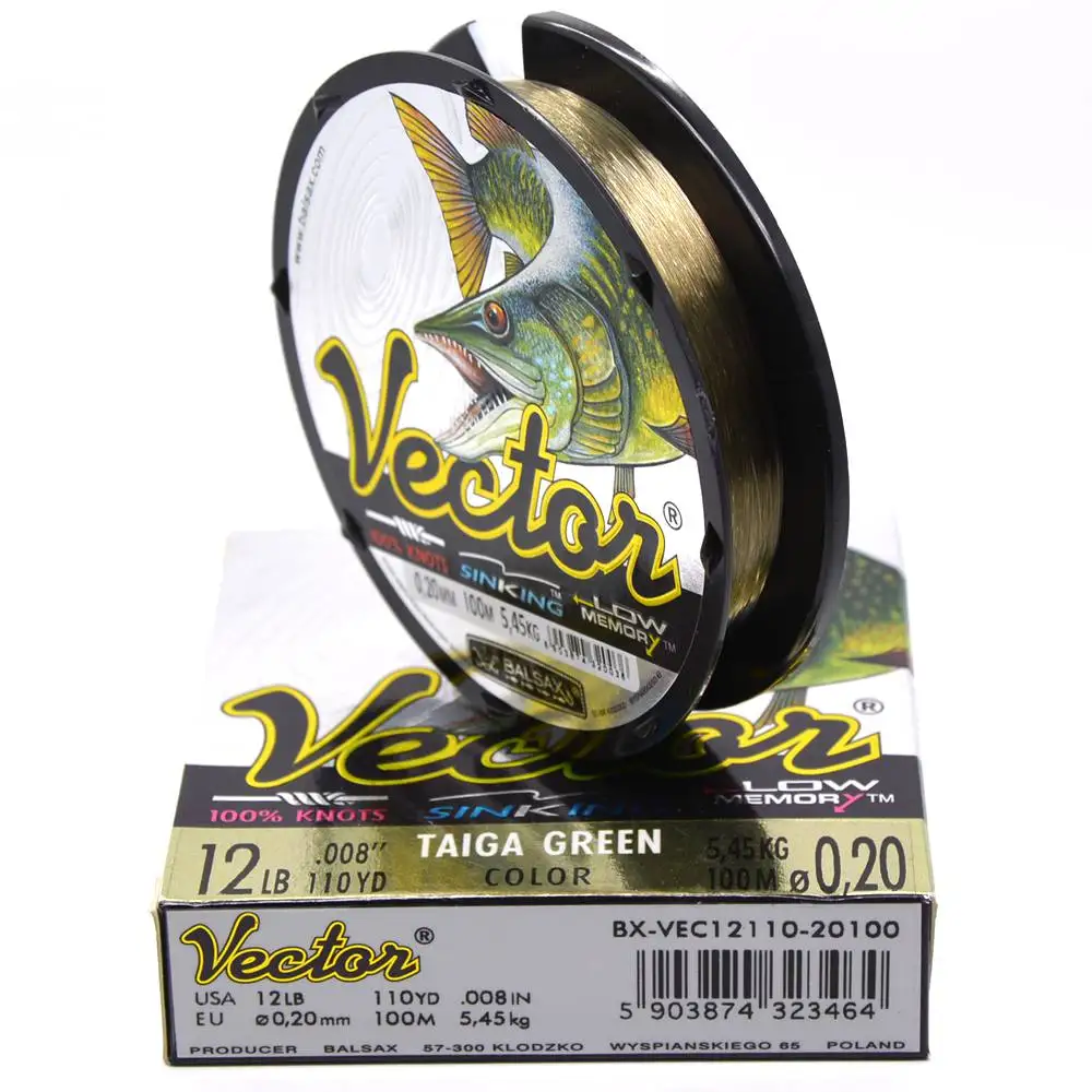 TAKEDO pesca en el mar súper fuerte 100M VECTOR línea de nailon 10-54LBS para pesca de carpa lago río línea de carpa
