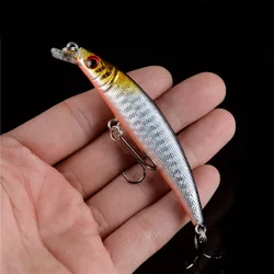 Señuelo Minnow Wobbler 80mm Crankbait – Trucha lubina agua dulce 8,5g