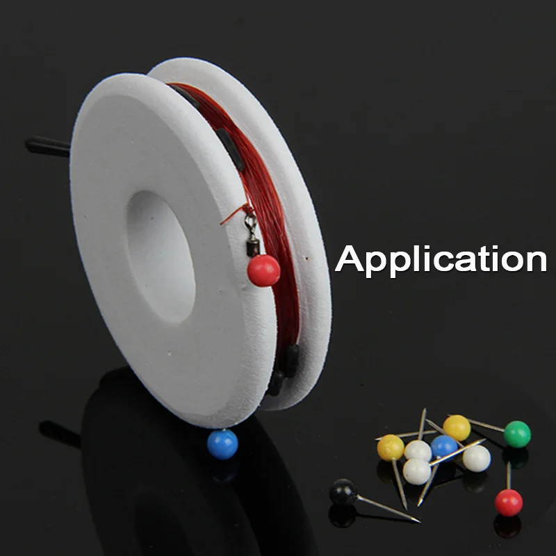 WLPFISHING 100 unids/lote Pin de pesca multicolor 15x4mm sujetar línea de pesca enrollador carrete carrete aparejos de pesca - imagen 4