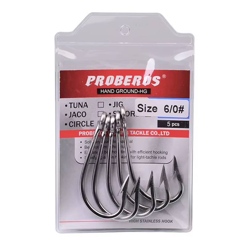 Proberos Espada Anzuelos Acero Inoxidable – Jigging Agua Salada - imagen 2