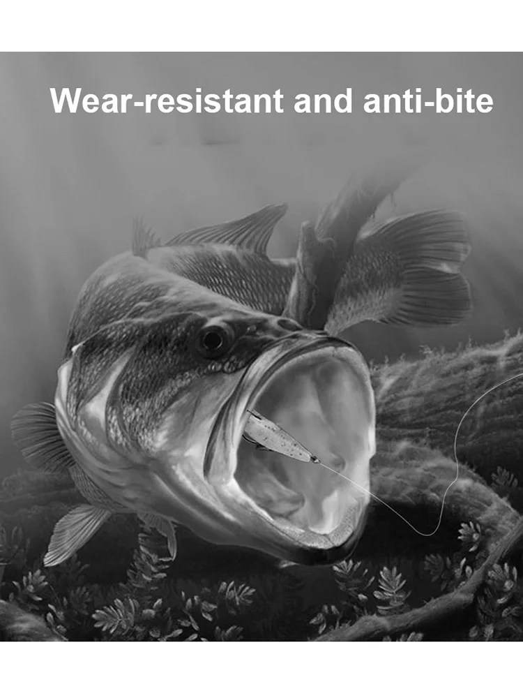 Línea de pesca de carbono de 100M, señuelo, línea principal transparente, línea de guía frontal, resistente al desgaste - imagen 2